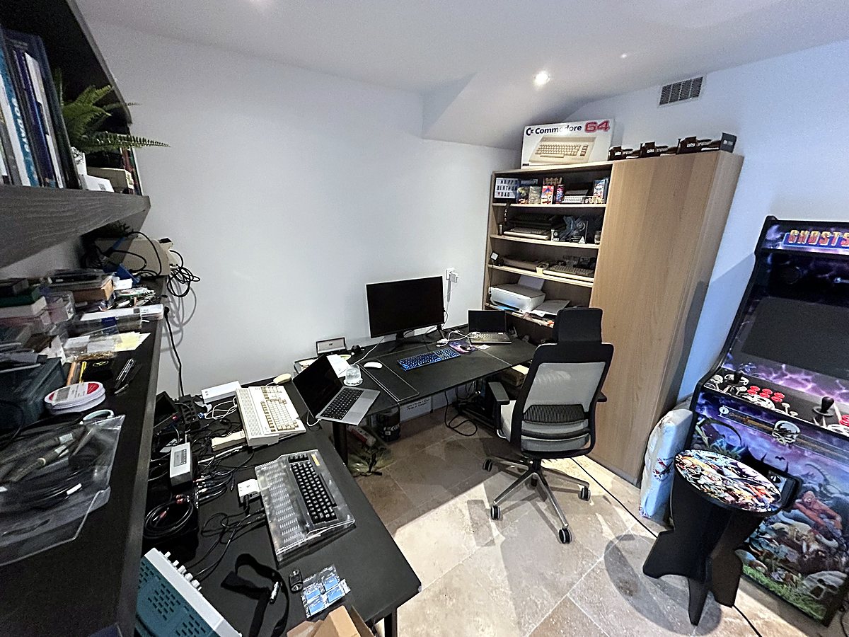 Inside the man cave