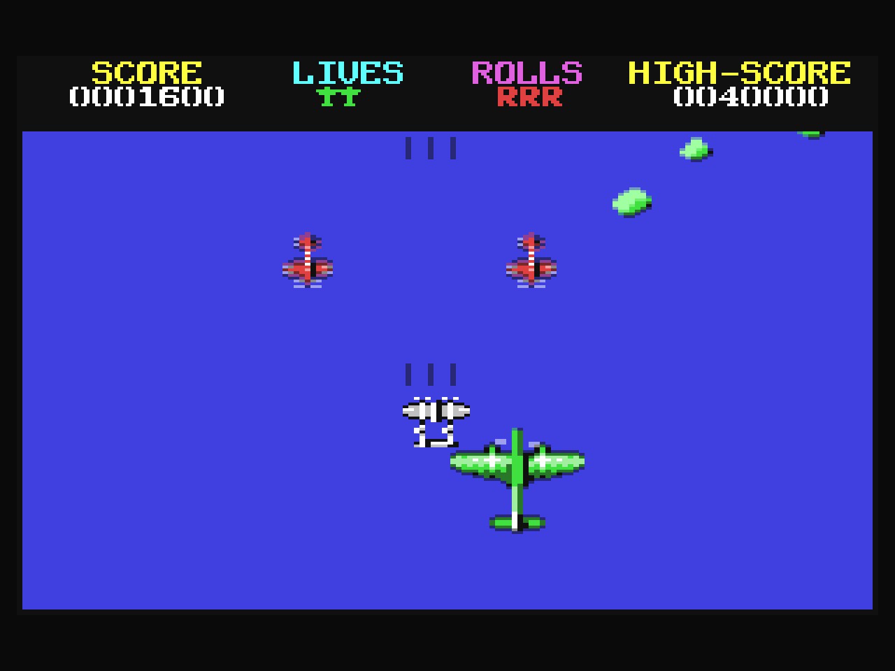 1942 (C64, 1986) screenshot