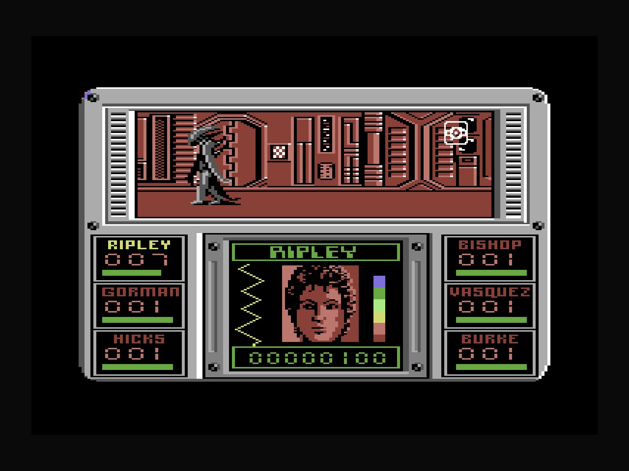 Aliens (C64, 1986) screenshot
