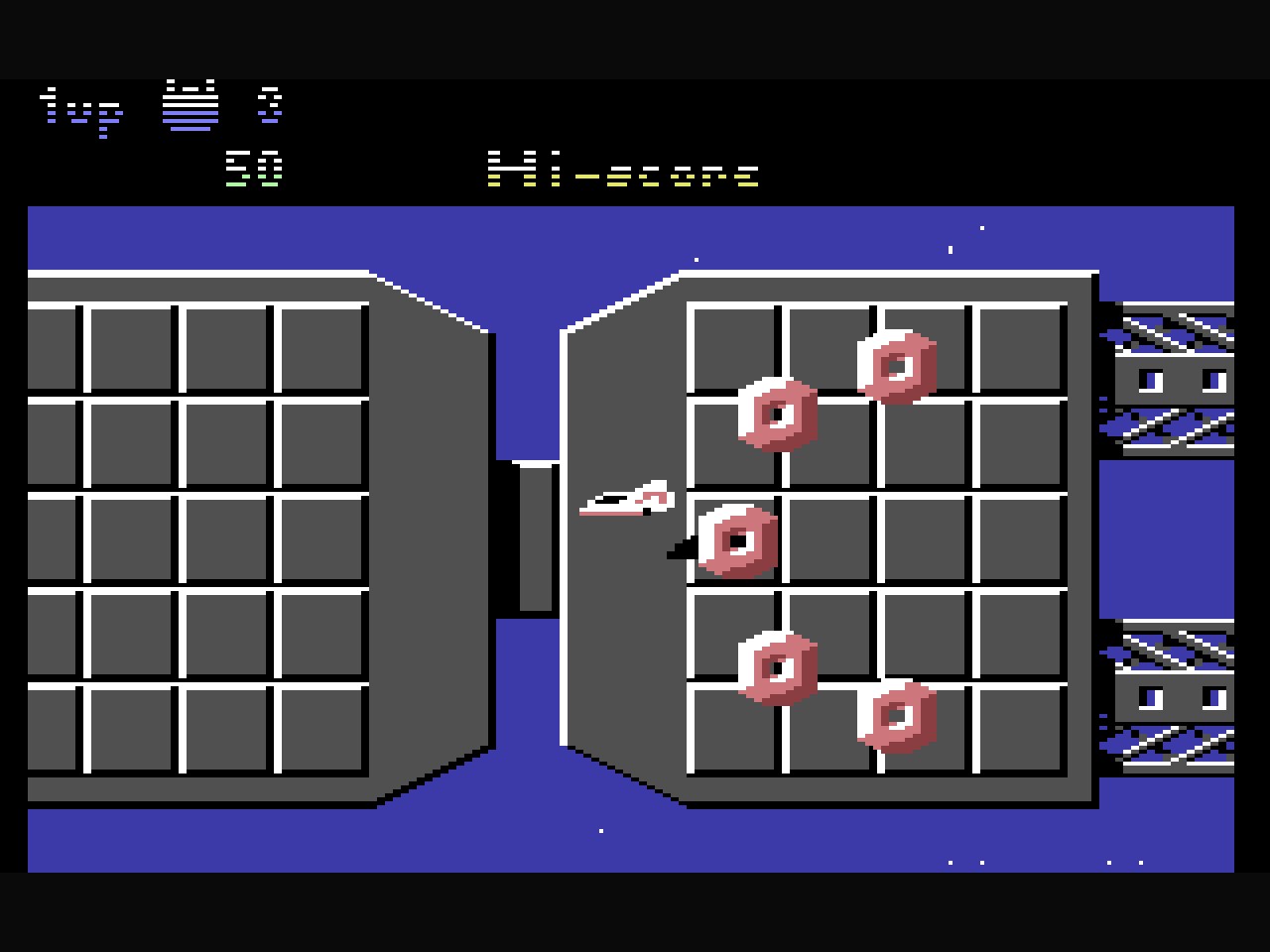 Uridium (C64, 1986) in-game screenshot