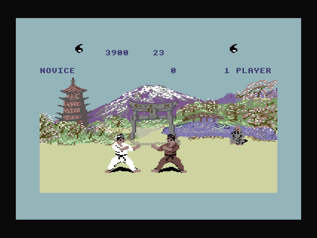 The Way of the Exploding Fist (C64, 1985) screenshot