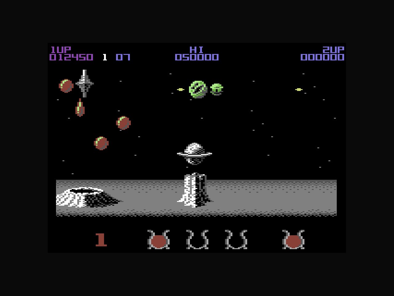 Wizball (C64, 1987) screenshot