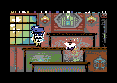 A fight in the dojo room